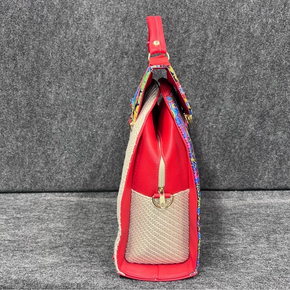 Embroidered Native Mexican Handmade Handbag -Maria Jute - Picture 5 of 11